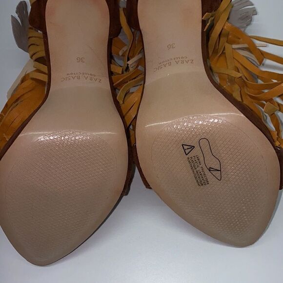 NEW ZARA BASIC FALL SHOES high heel sandals - Picture 10 of 13